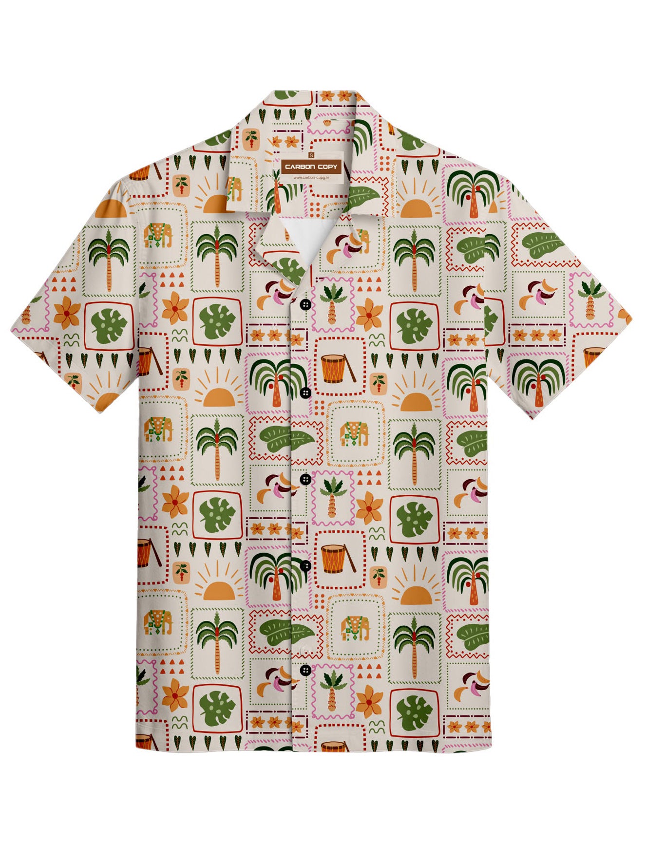 Cotton Linen Unisex Printed Shirts Men & Women