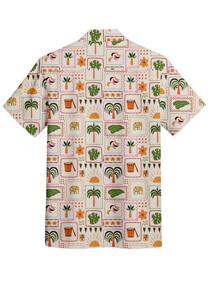 Cotton Linen Unisex Printed Shirts Men & Women