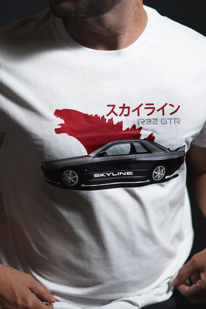 Nissan Skyline R-32 | Godzilla | CARBON COPY | Premium Unisex T-Shirt | Automotive