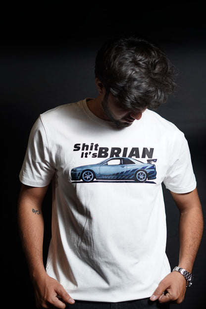 Nissan Skyline GT-R R34 | Shit its Brian’s car | Too Fast & Too Furious | CARBON COPY | Premium Unisex T-Shirt