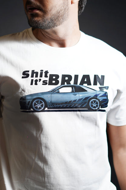 Nissan Skyline GT-R R34 | Shit its Brian’s car | Too Fast & Too Furious | CARBON COPY | Premium Unisex T-Shirt