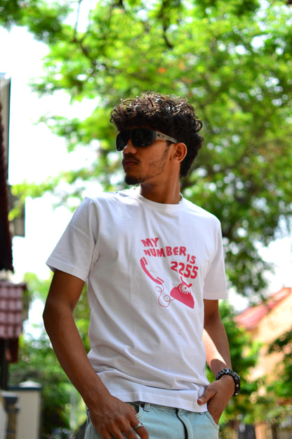 My Number is 2255  | CARBON COPY | Premium Unisex T-Shirt | Malayalam Dialogue