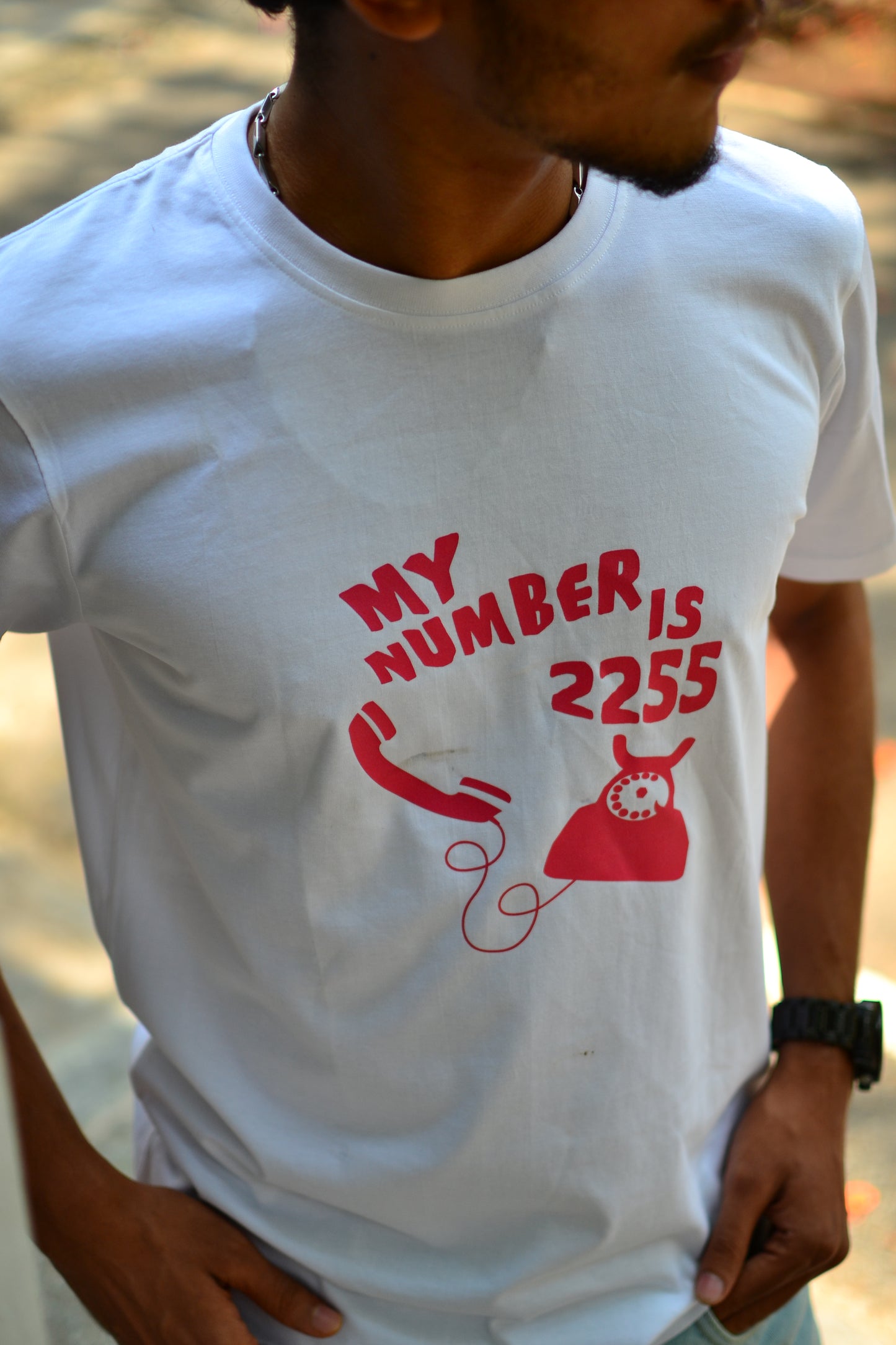 My Number is 2255  | CARBON COPY | Premium Unisex T-Shirt | Malayalam Dialogue