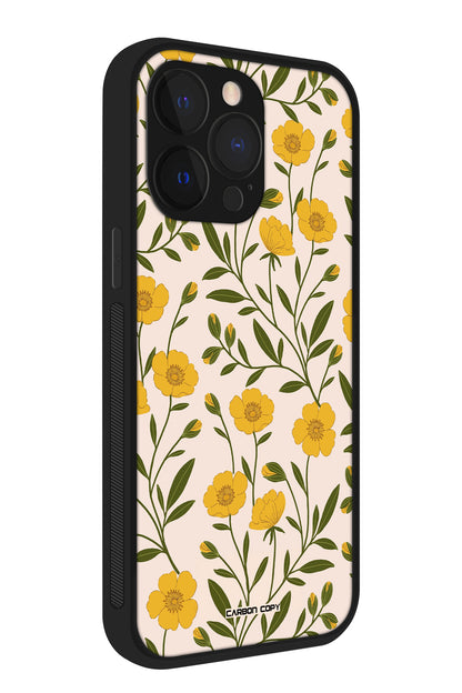 Buttercup print Phone Glass Case