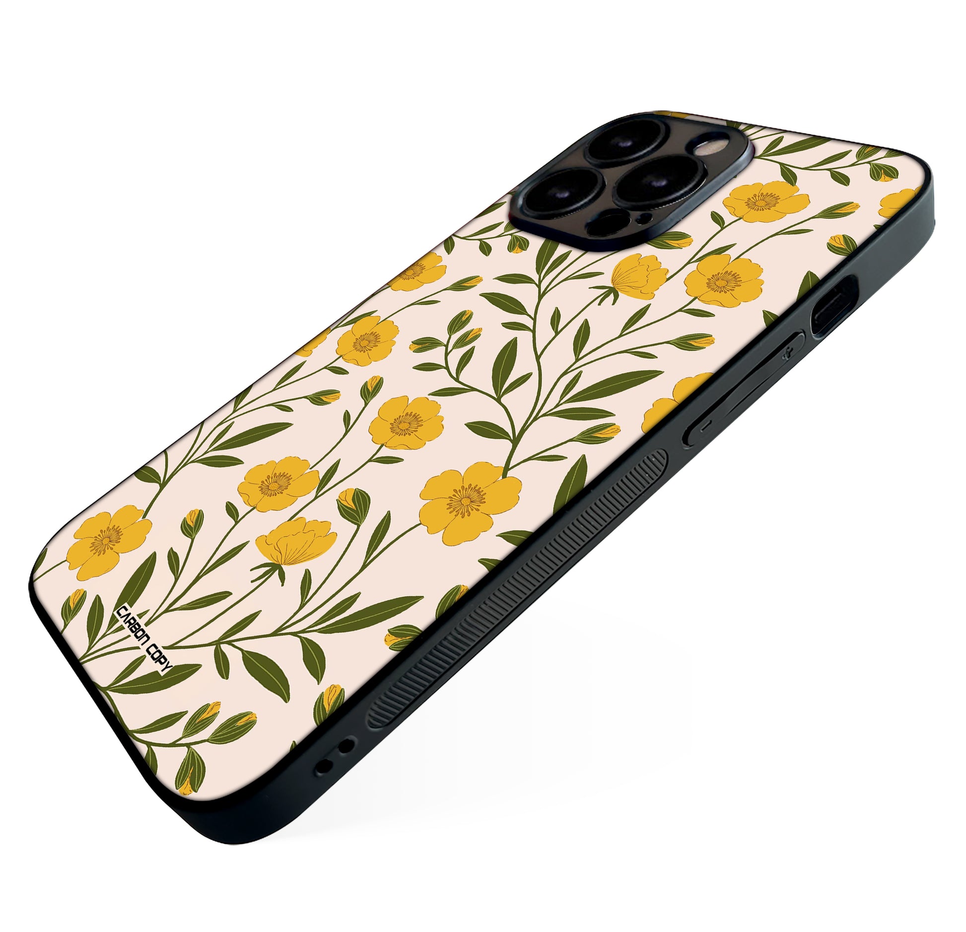 Buttercup Pattern lightweight Phone Glass Case