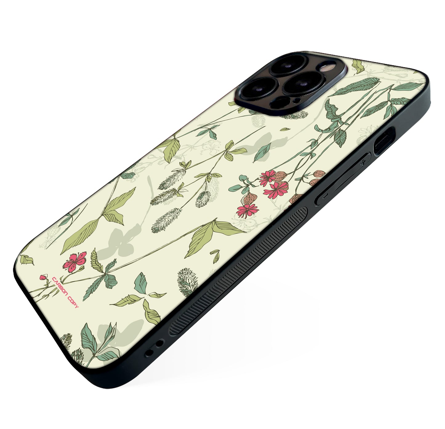 Mesmerize Floral Pattern Phone Glass Case