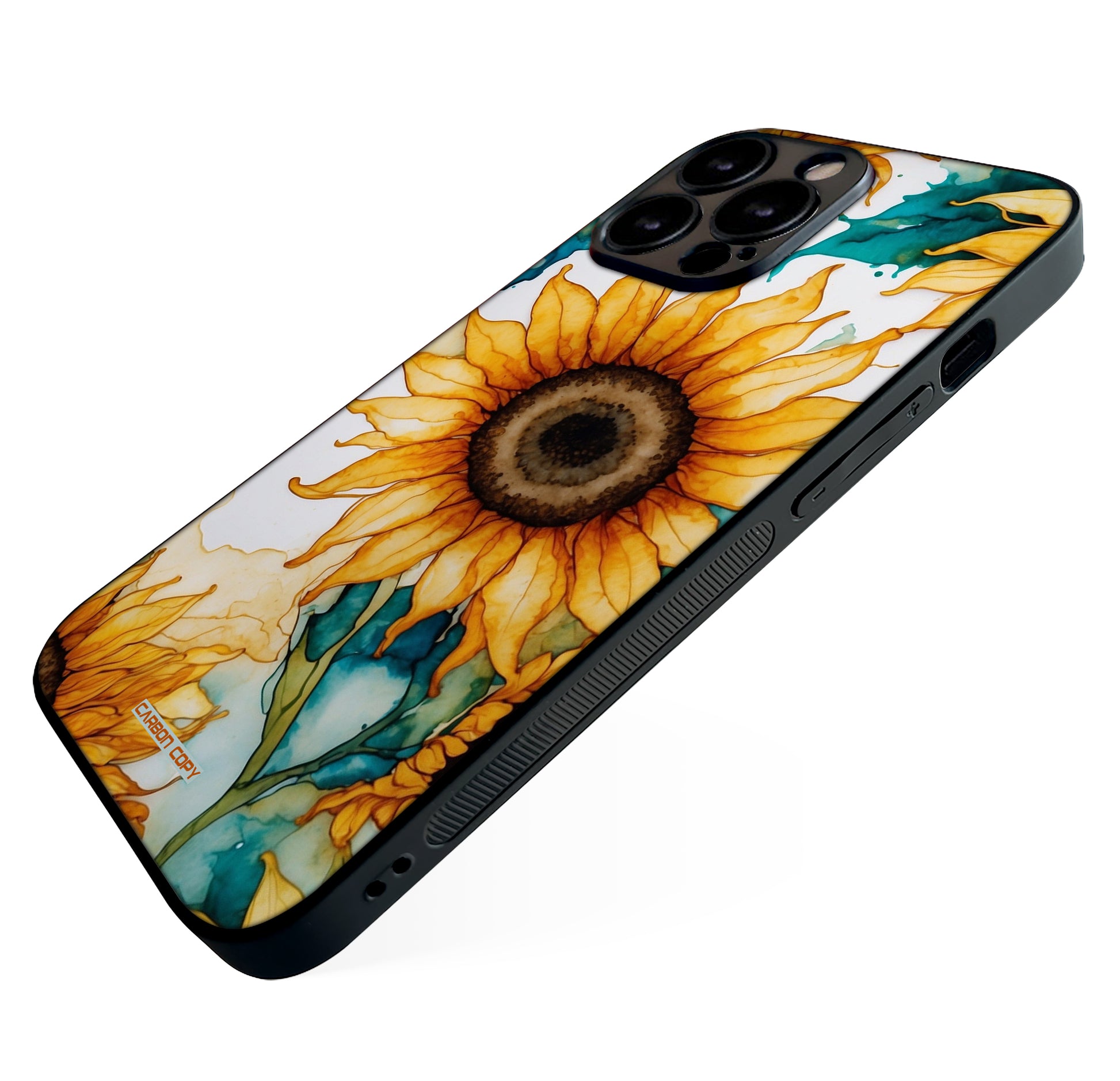 Yellow Sunshine print light-weight Phone Glass Case