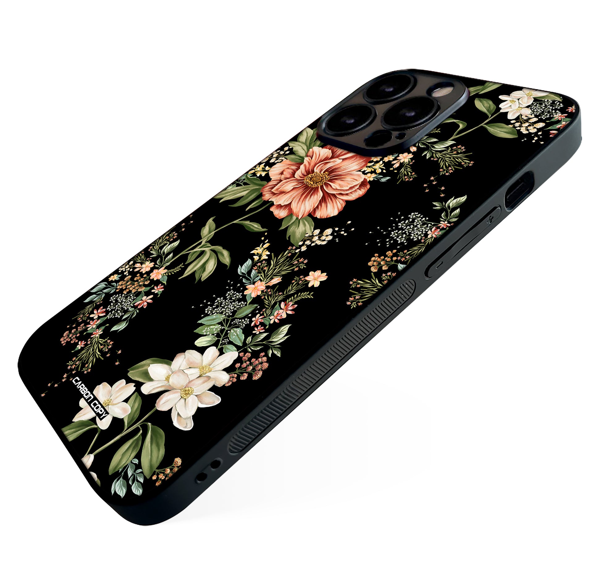 Forest flower printed  Phone Glass Case