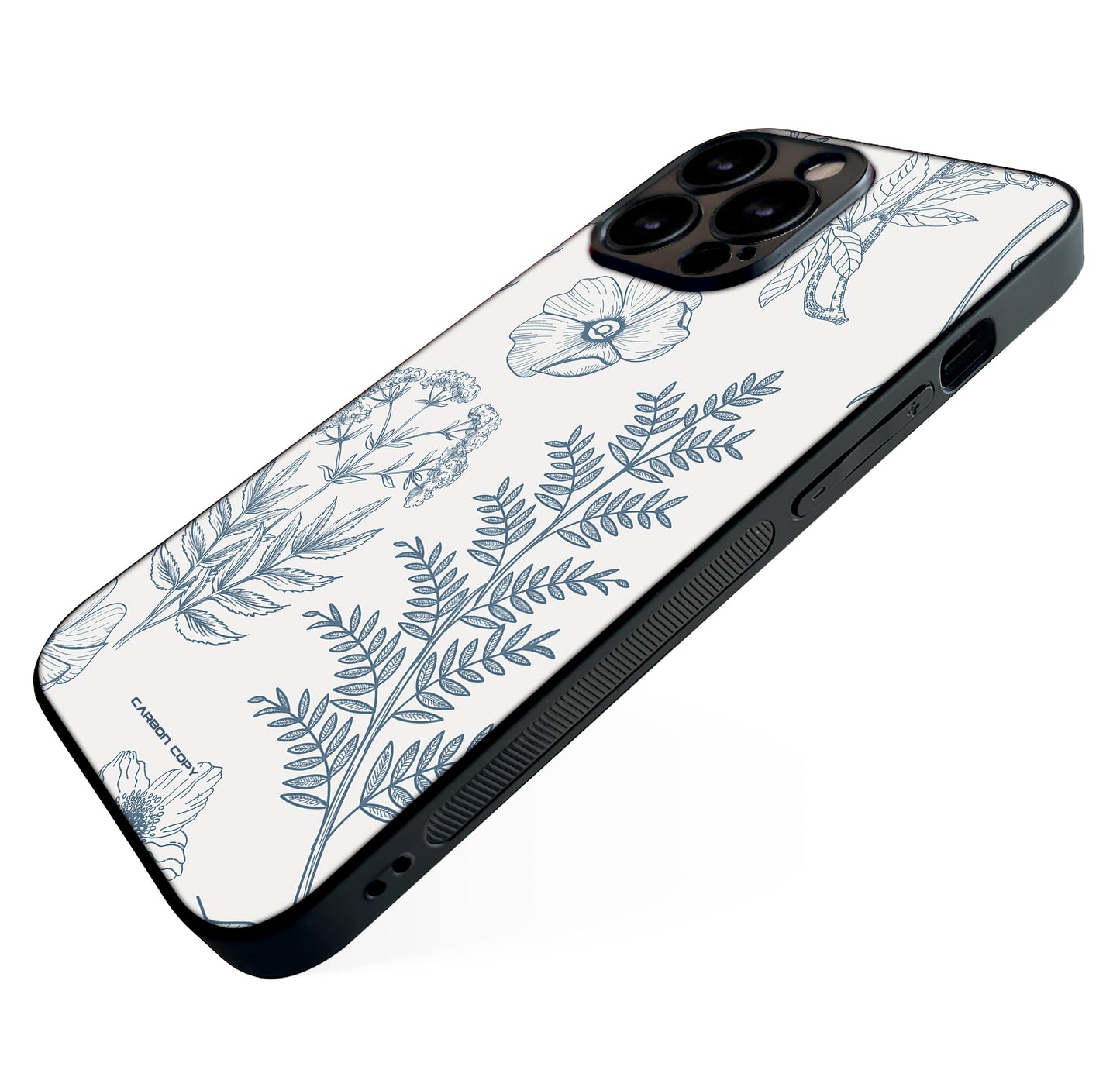 Poppy Pattern Premium Phone Glass Case