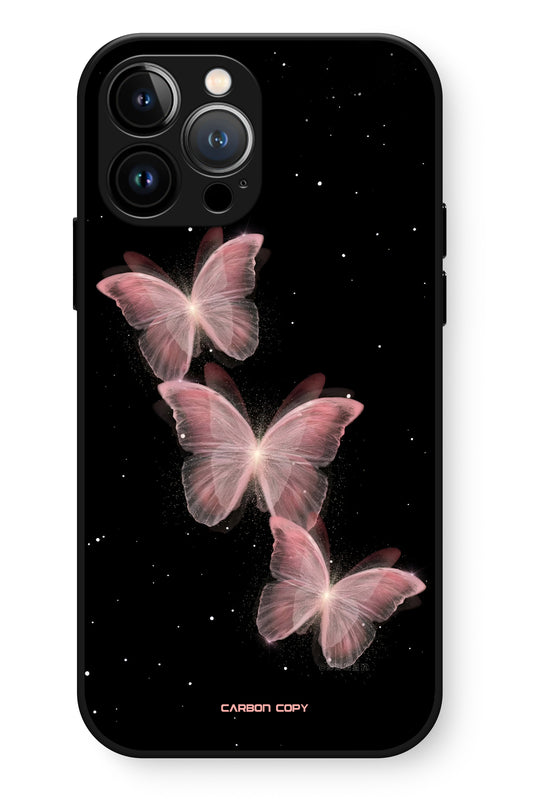 Pink Stardust Pattern Phone Glass Case