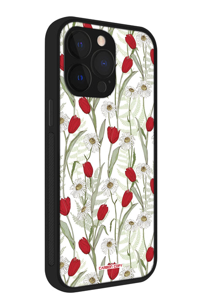 Red & White Bliss Pattern Phone case