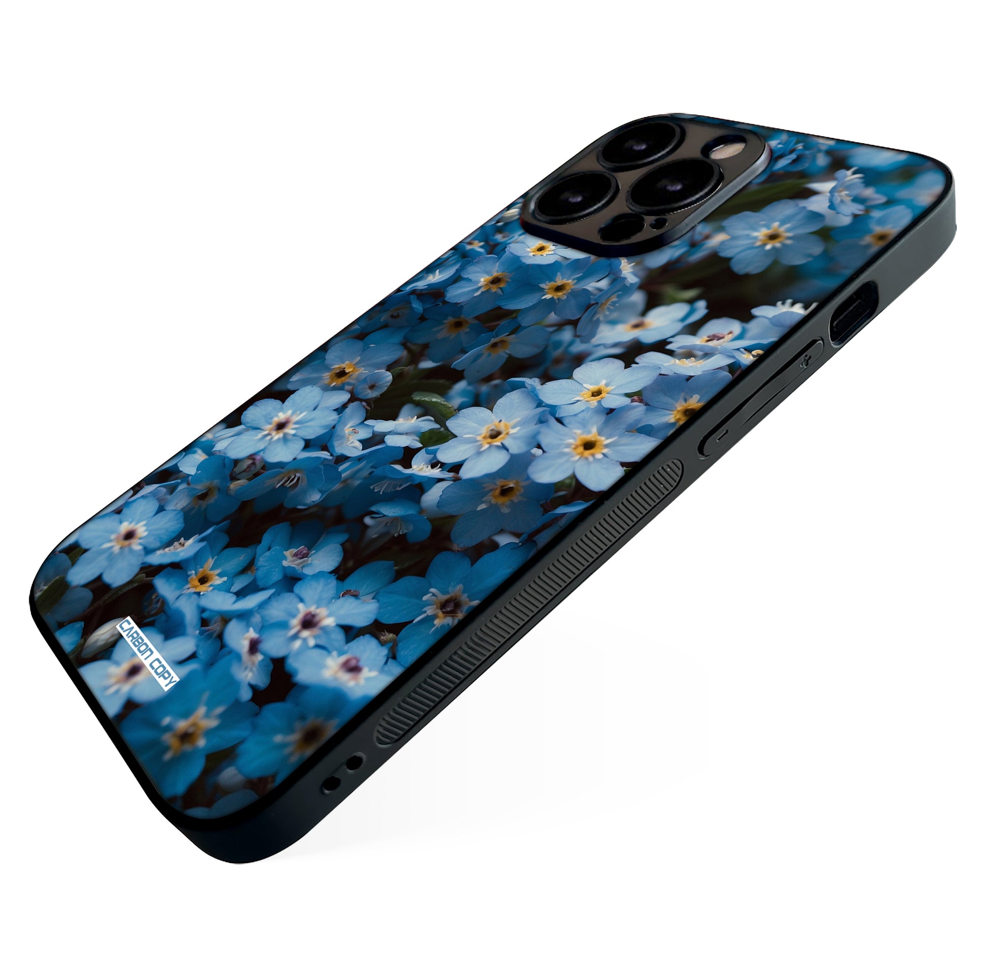 Sky Blue Serenity Print Phone Glass Case