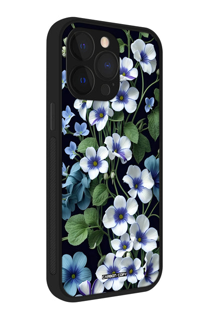 Bluebell Flower Printed Phone Glass Case