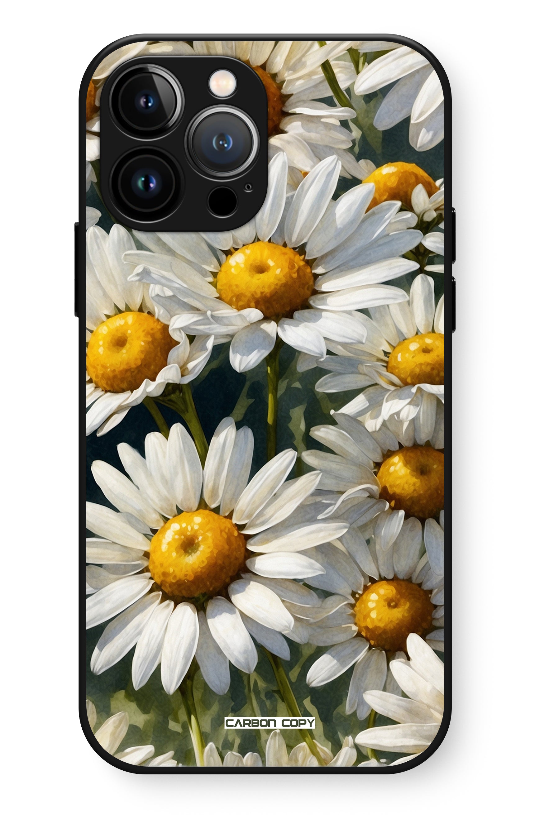 Daisy Delight Pattern Phone Glass Case