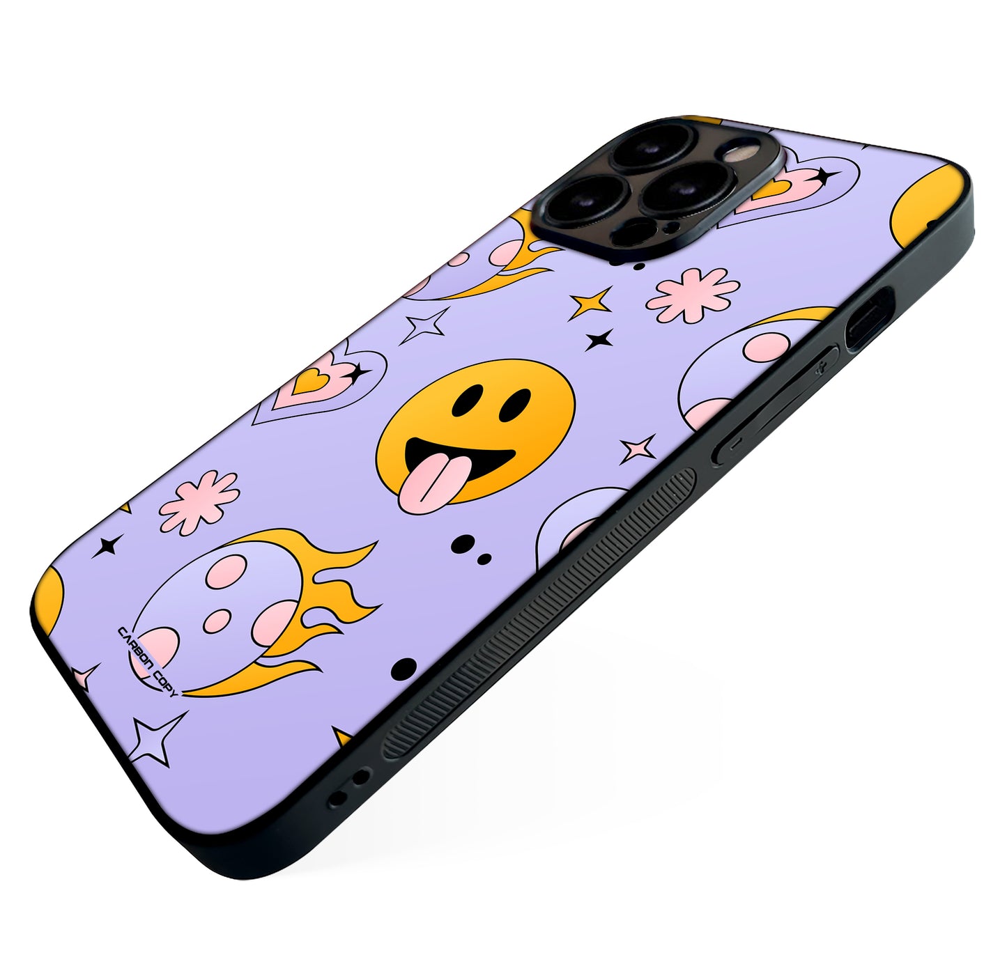 Funky Smiley Phone Glass Case