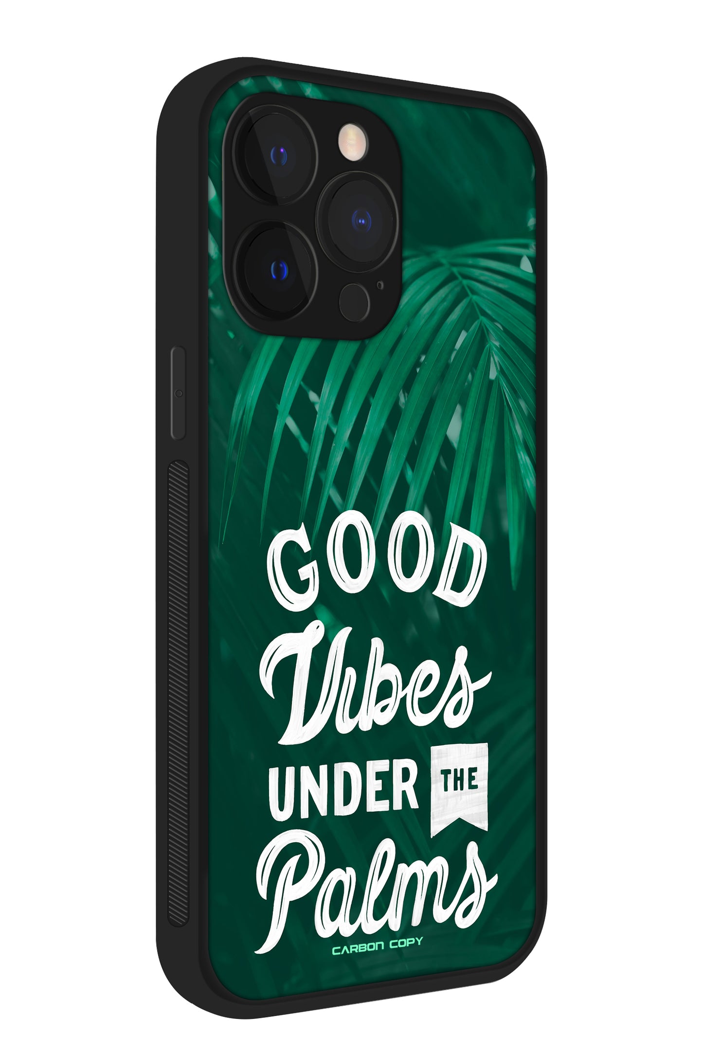 Good Vibes Under the Palms Phone Glass Case