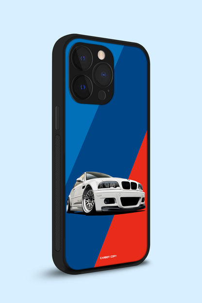 BMW E46 M3 Glass Case for Phone 