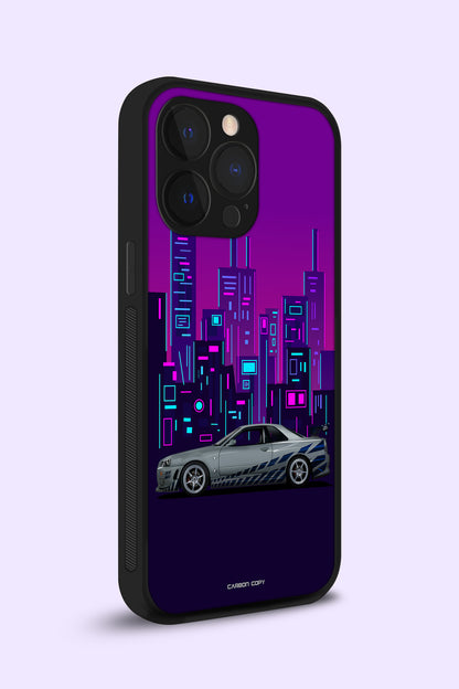 Phone Glass Case Nissan GTR R-34 Car Printed