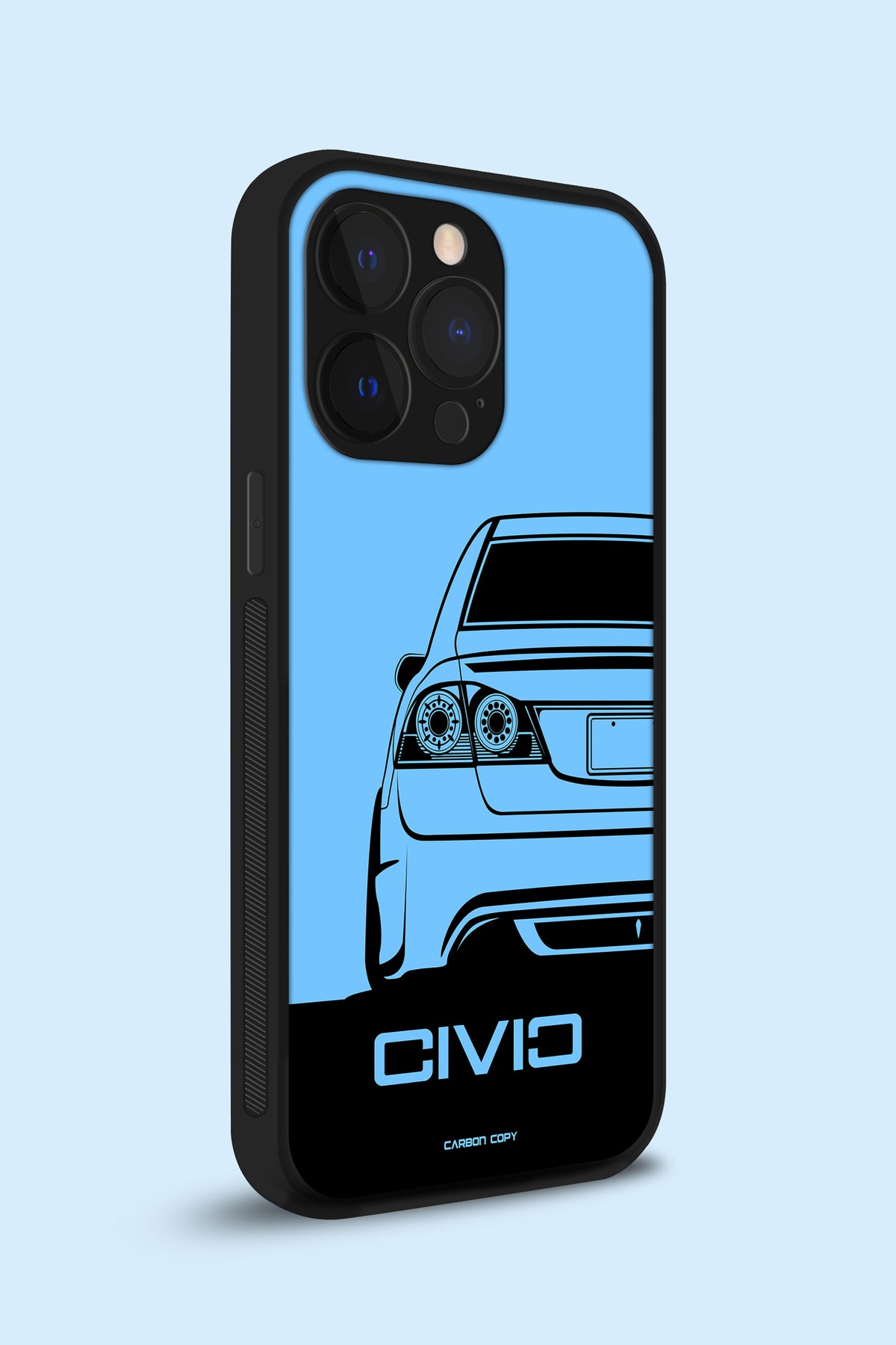 Premium Phone Cases Honda Civic FD2 Blue Carbon Copy Durable