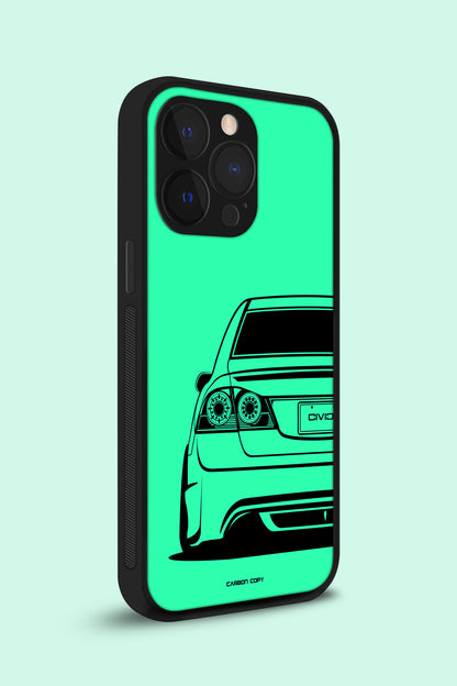 Phone Glass Case Honda Civic FD2 Green Premium 