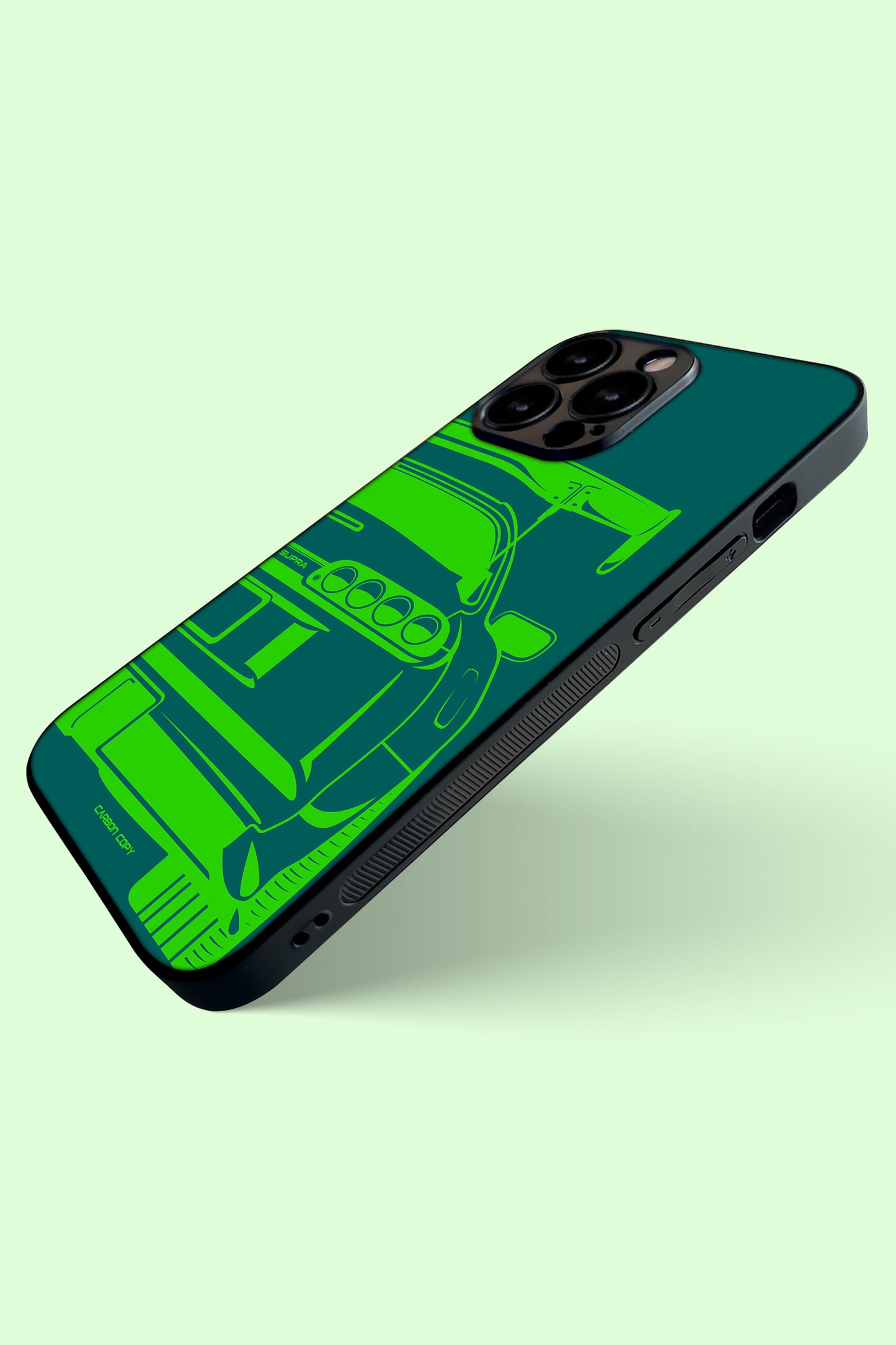 Toyota Mk-4 Green Phone Glass Case