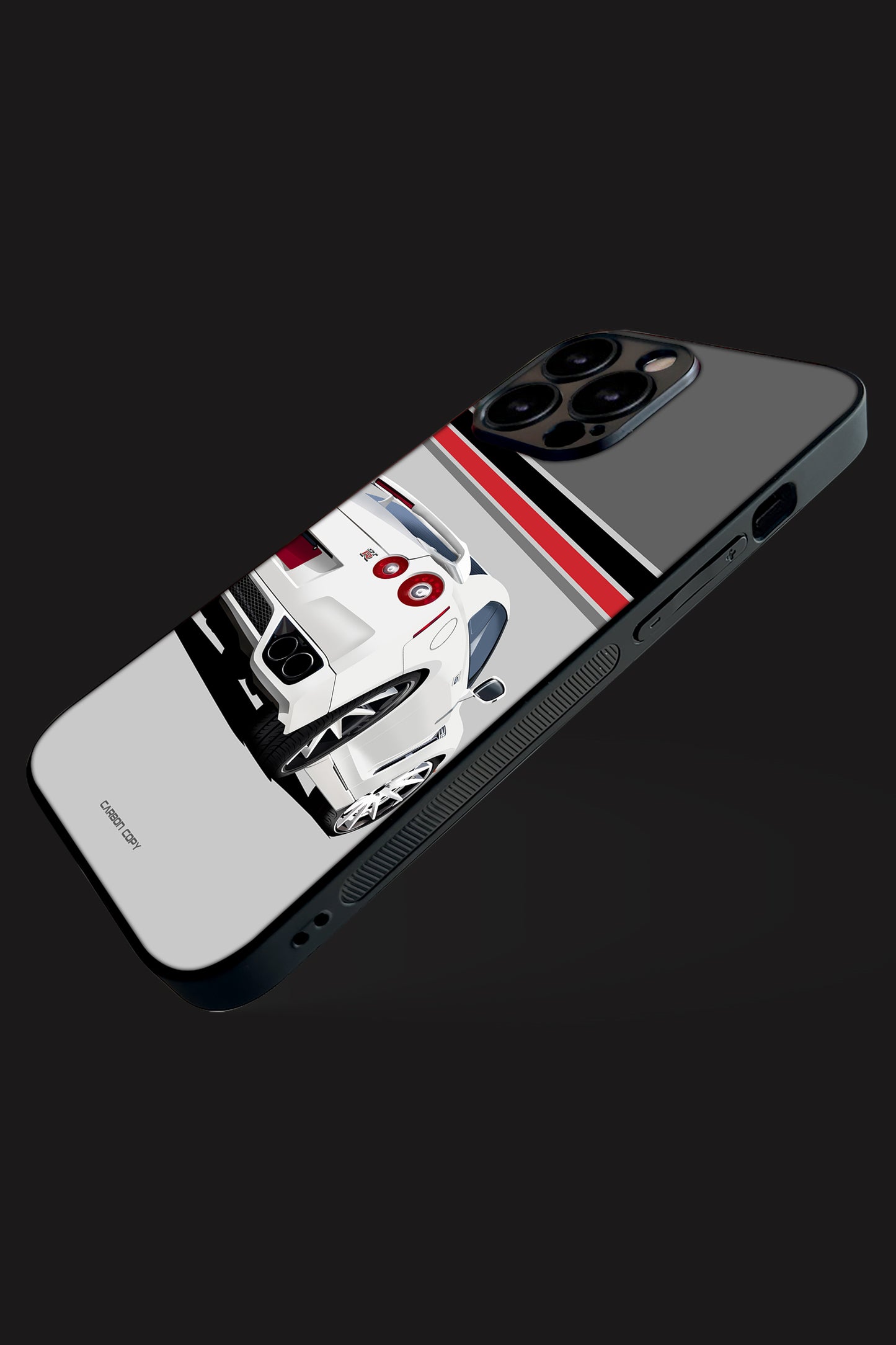 GTR R-35 Silver Phone Glass Case