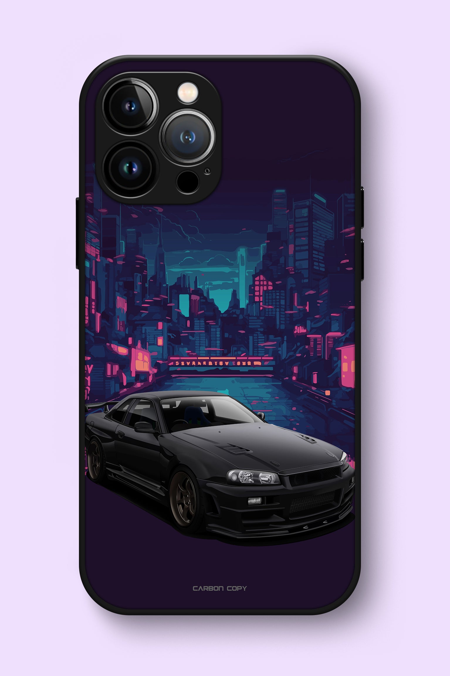 Nissan Skyline GTR-34 Godzilla Premium Phone Glass Case