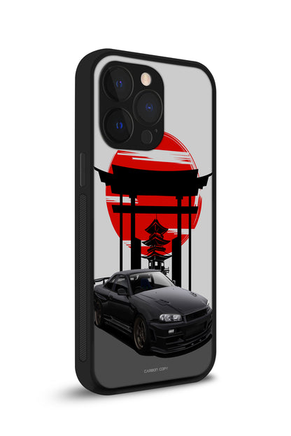 Nissan Skyline GTR-34 Godzilla JDM Premium Phone Glass Case