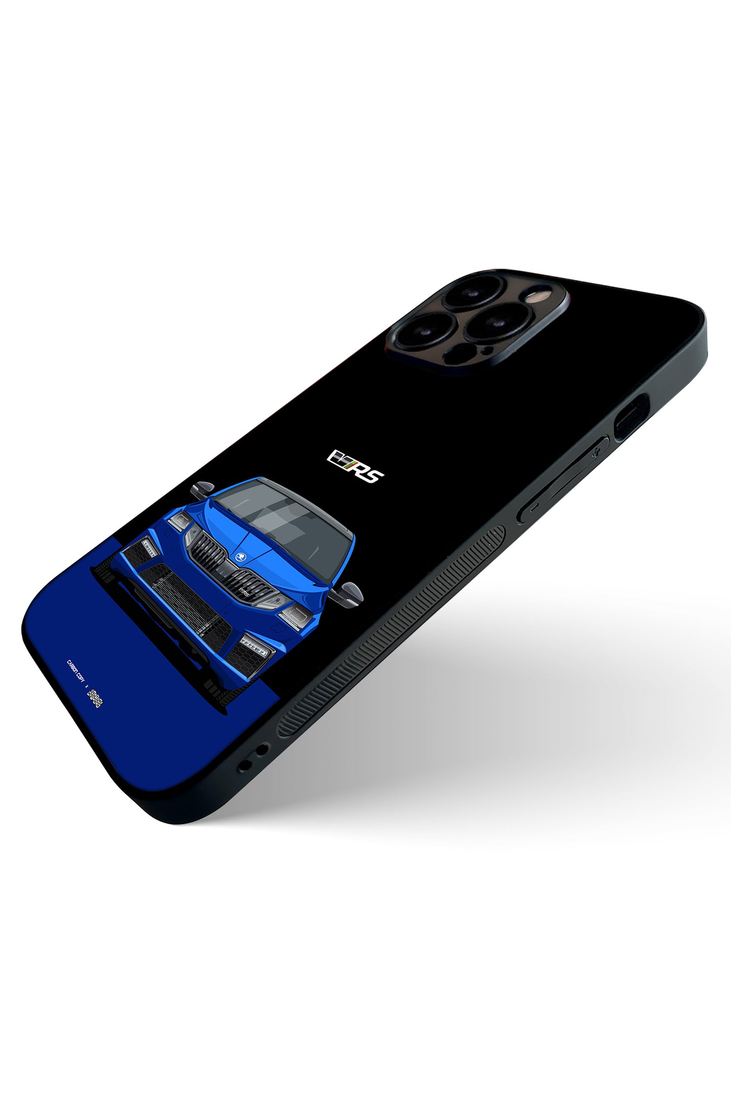 Skoda Octavia VRS Race Blue Premium Phone Glass Case