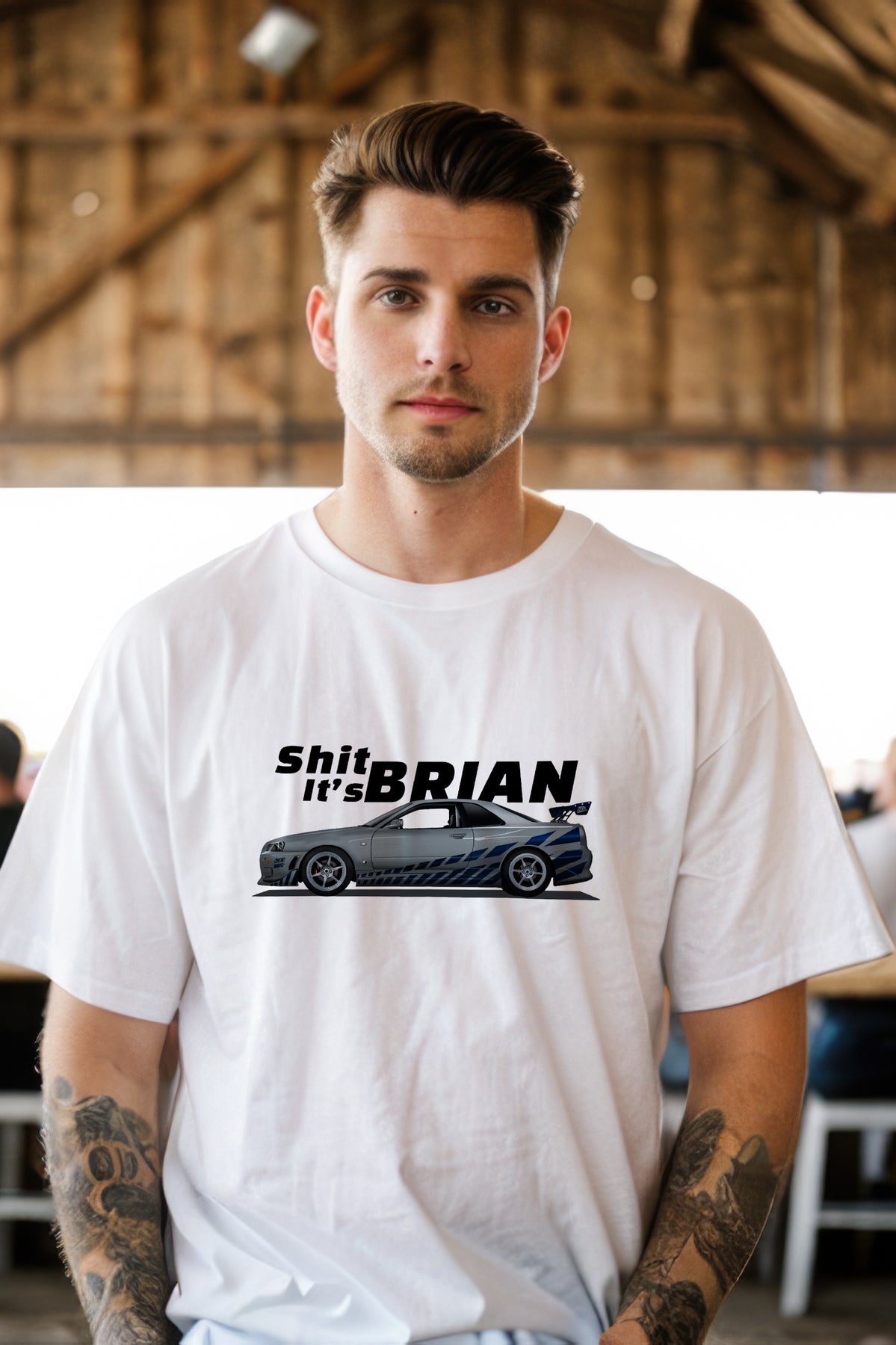 Grease Monkey Nissan Skyline GTR R34 Carbon Copy Premium Unisex