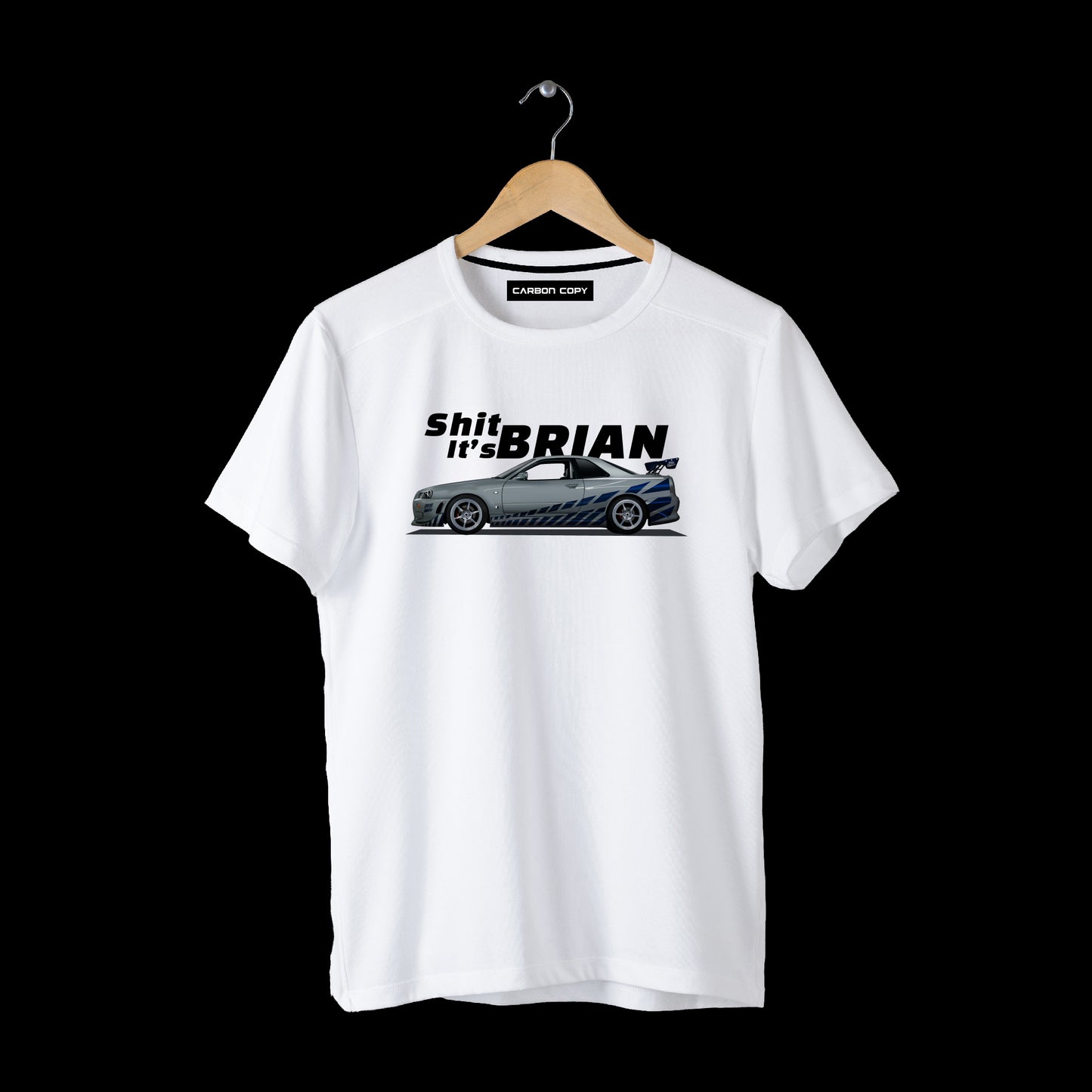 Nissan Skyline GT-R R34 | Shit its Brian’s car | Too Fast & Too Furious | CARBON COPY | Premium Unisex T-Shirt