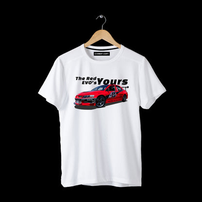 Mitsubishi Lancer Evolution X | F&F Tokyo Drift | Sean’s Evo | The Red EVO | CARBON COPY | Premium Unisex T-Shirt l Automotive