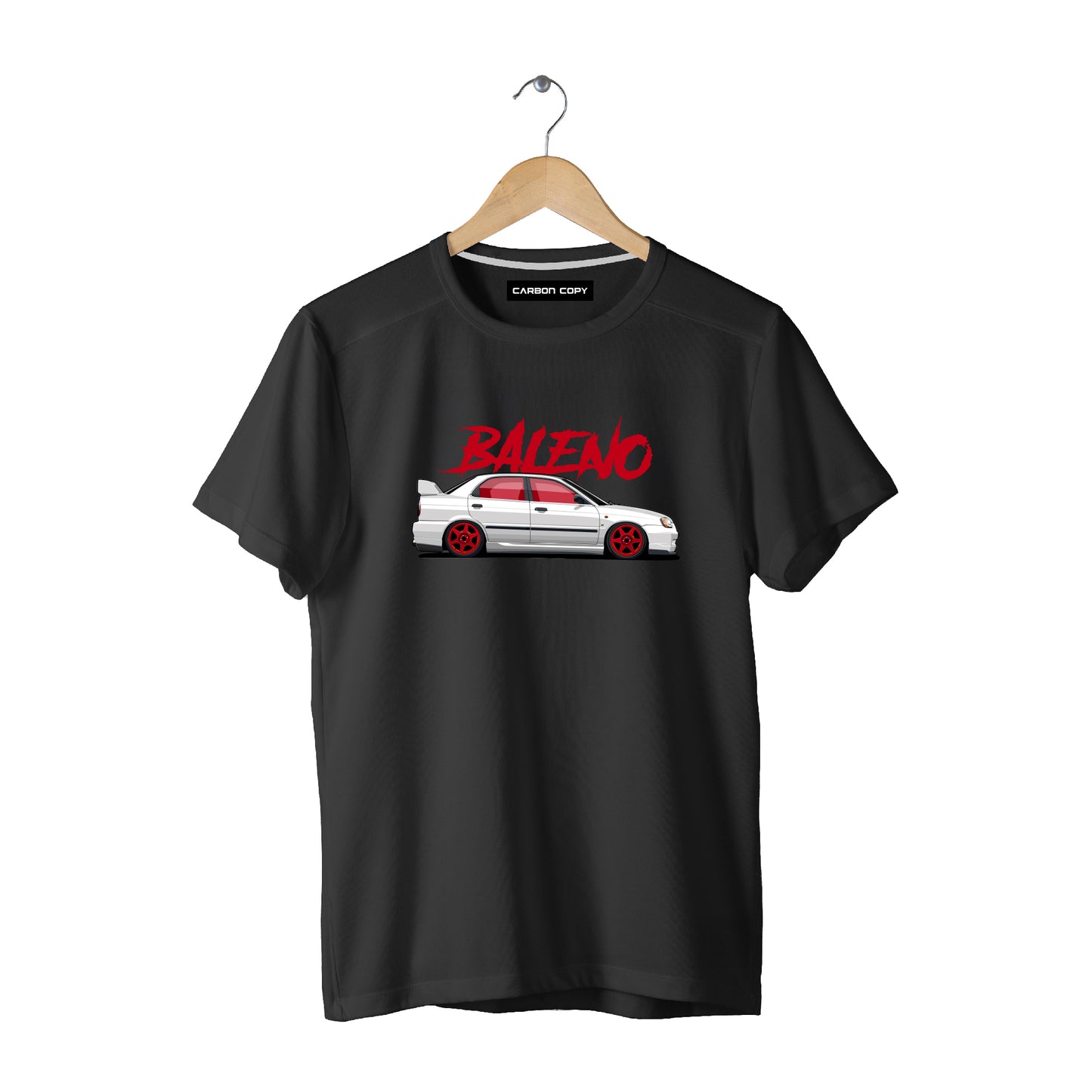 Maruti Suzuki Baleno  | JDM | CARBON COPY | Premium Women T-Shirt | Automotive