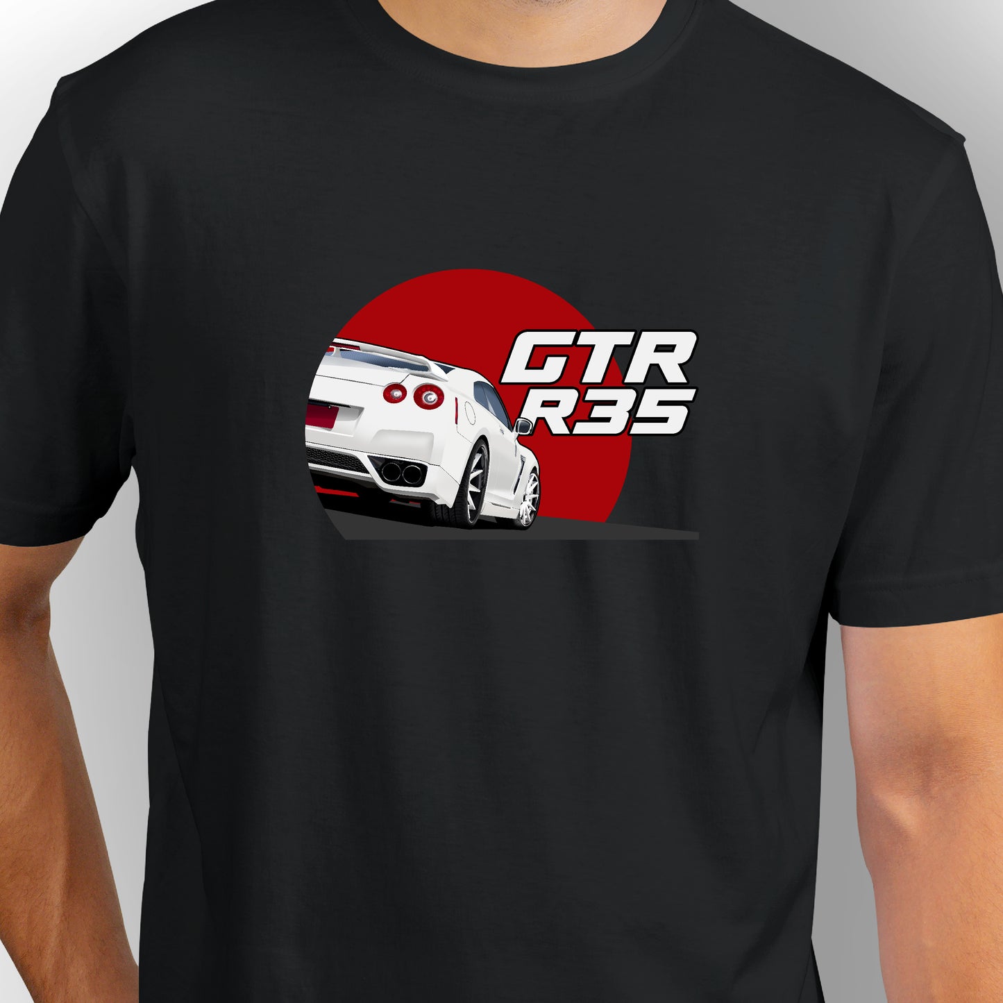 Nissan Skyline R-35 | CARBON-COPY | Premium Smart-Fit | Unisex T-Shirt| Black T-Shirt