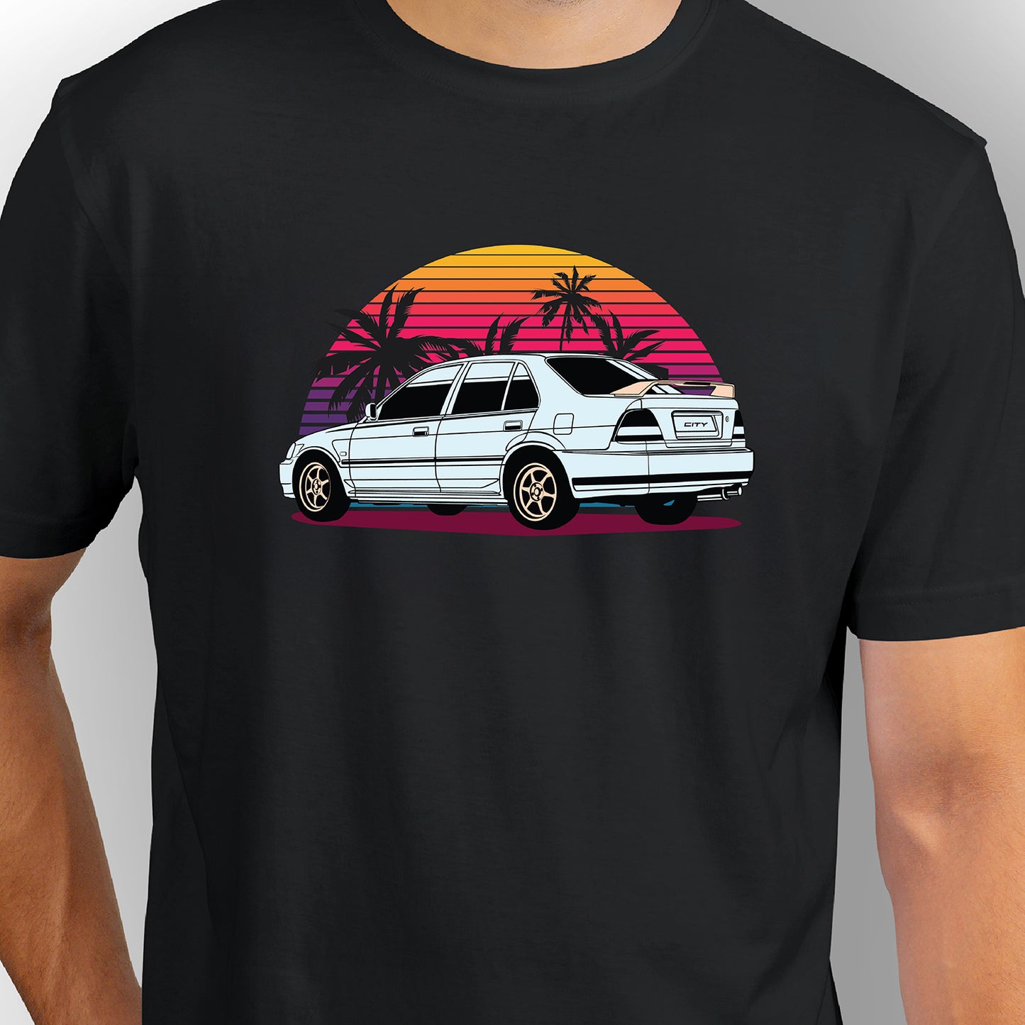 Honda City | Miami Legend | CARBON COPY | Premium Unisex T-Shirt