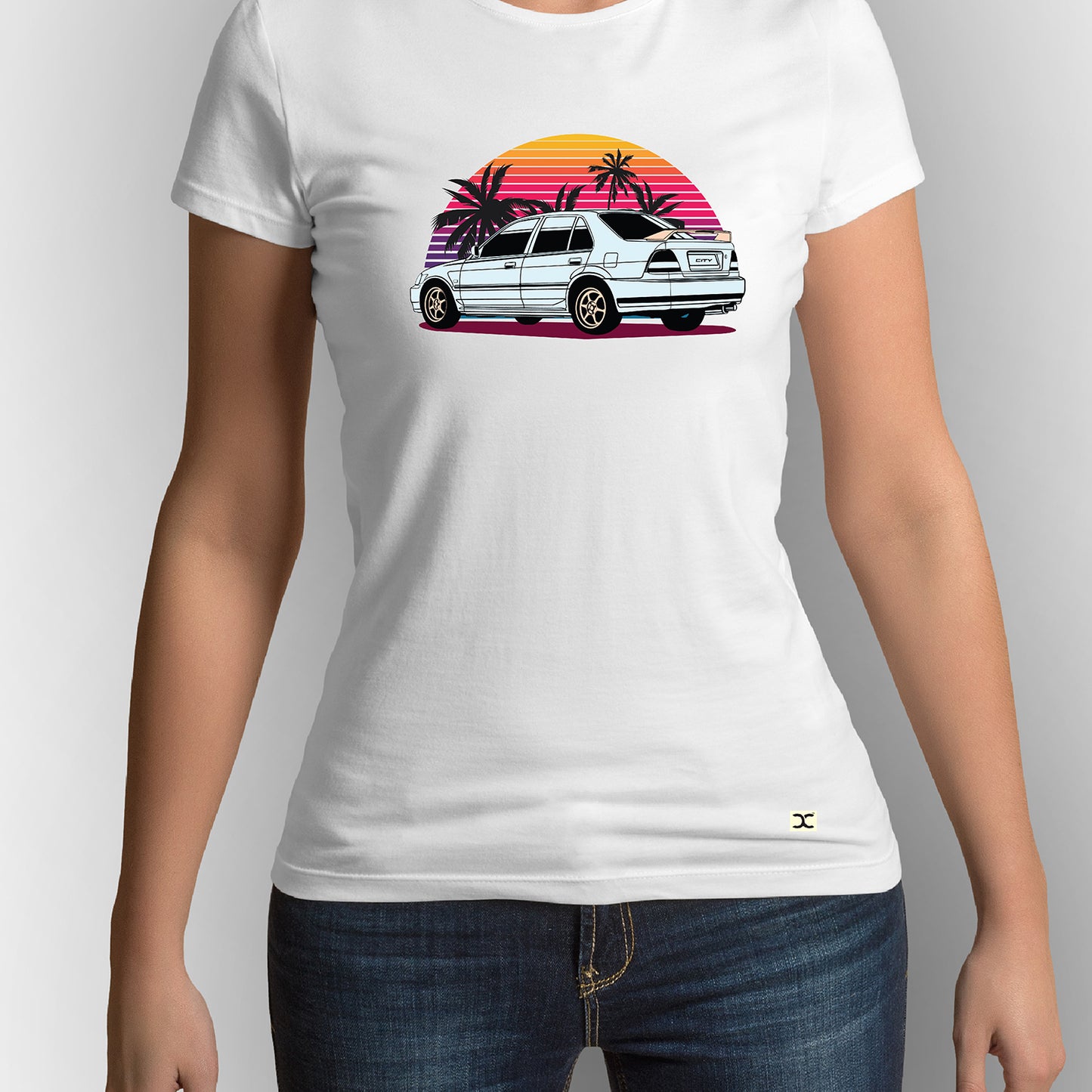 Honda City | Miami Legend | CARBON COPY | Premium Women T-Shirt