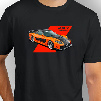 RX7 Veilside | Han's Mazda RX7 | Fast & Furious Tokyo Drift  | CARBON COPY | Premium Unisex T-Shirt