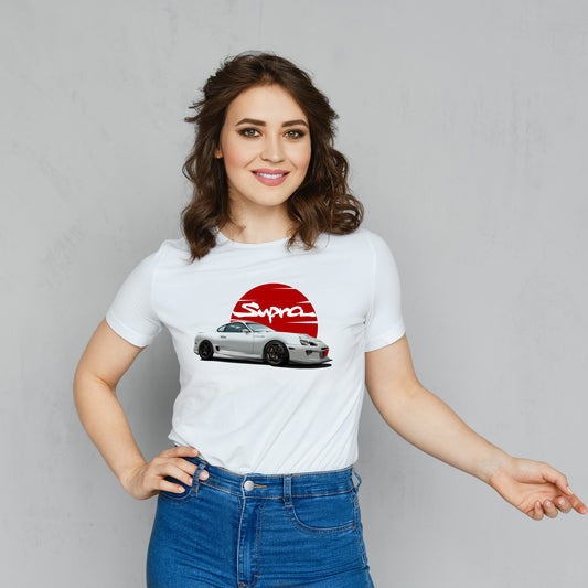 Toyota Supra | Brian’s car | Fast & Furious | CARBON COPY | Premium Women T-Shirt | Automotive