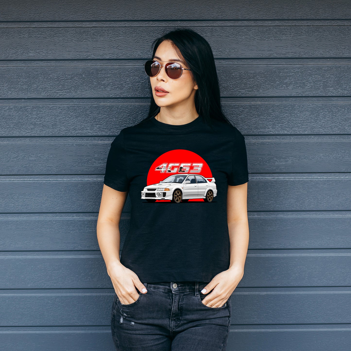 Mitsubishi Evolution - 5 | JDM | CARBON COPY | Premium Women T-Shirt | Automotive