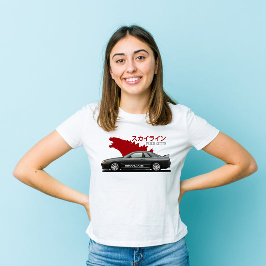 Nissan Skyline R-32 | Godzilla | CARBON COPY | Premium Women T-Shirt | Automotive