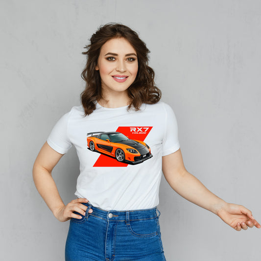 RX7 Veilside | Han's Mazda RX7 | Fast & Furious Tokyo Drift  | CARBON COPY | Premium Women T-Shirt