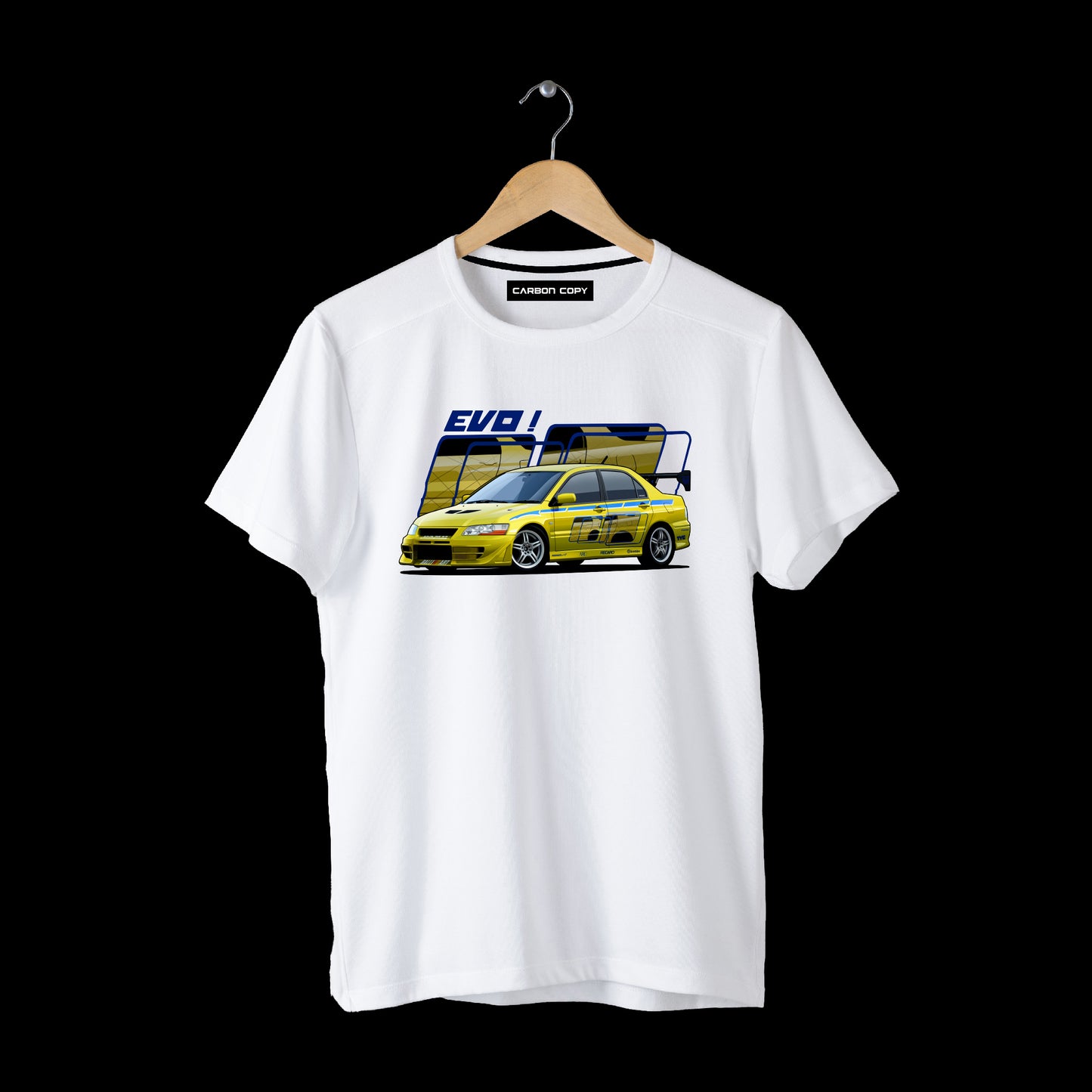 Mitsubishi EVO 7 | 2 Fast 2 Furious | Paul Walker | CARBON COPY | Premium Unisex T-Shirt