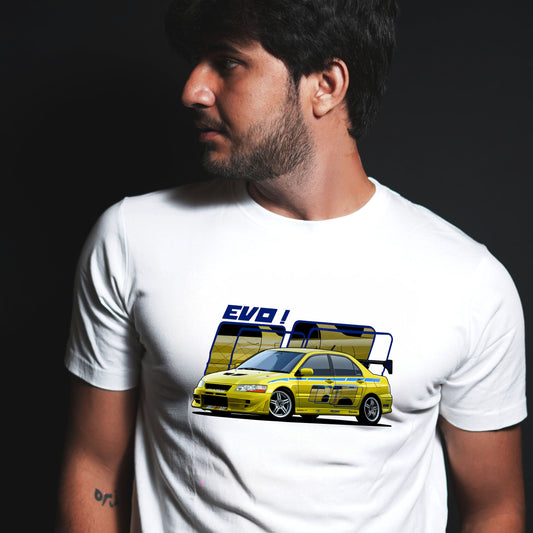 Mitsubishi EVO 7 | 2 Fast 2 Furious | Paul Walker | CARBON COPY | Premium Unisex T-Shirt