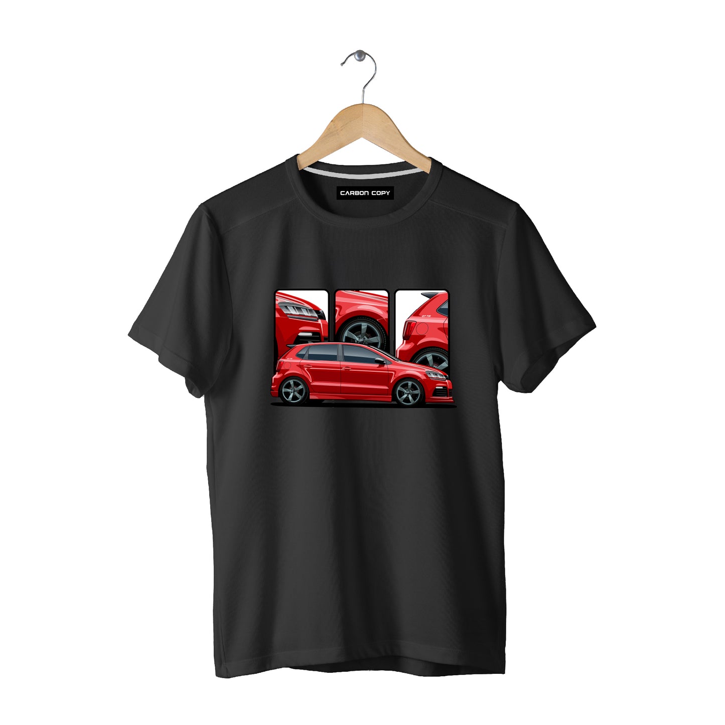 VW Red Polo | All Time Legend | CARBON COPY | Premium Unisex T-Shirt