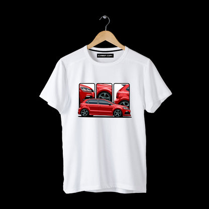 VW Red Polo | All Time Legend | CARBON COPY | Premium Unisex T-Shirt