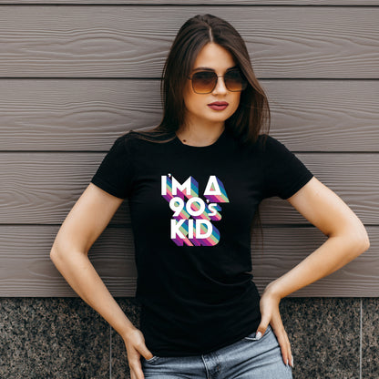 I'm a 90's Kid | CARBON COPY | Premium Women T-Shirt