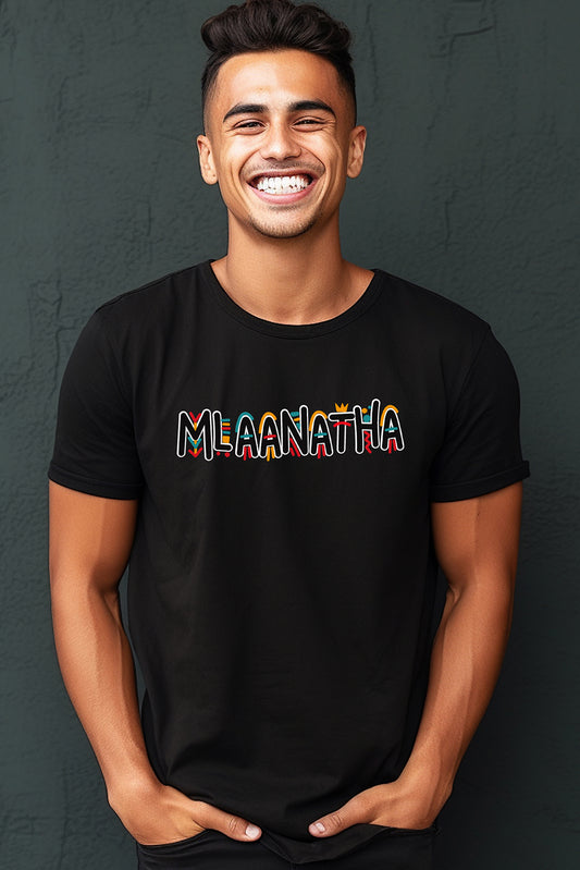 Mlaanatha | CARBON-COPY | Premium Smart-Fit | Unisex T-Shirt| Black T-Shirt