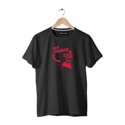 My Number is 2255  | CARBON COPY | Premium Unisex T-Shirt | Malayalam Dialogue