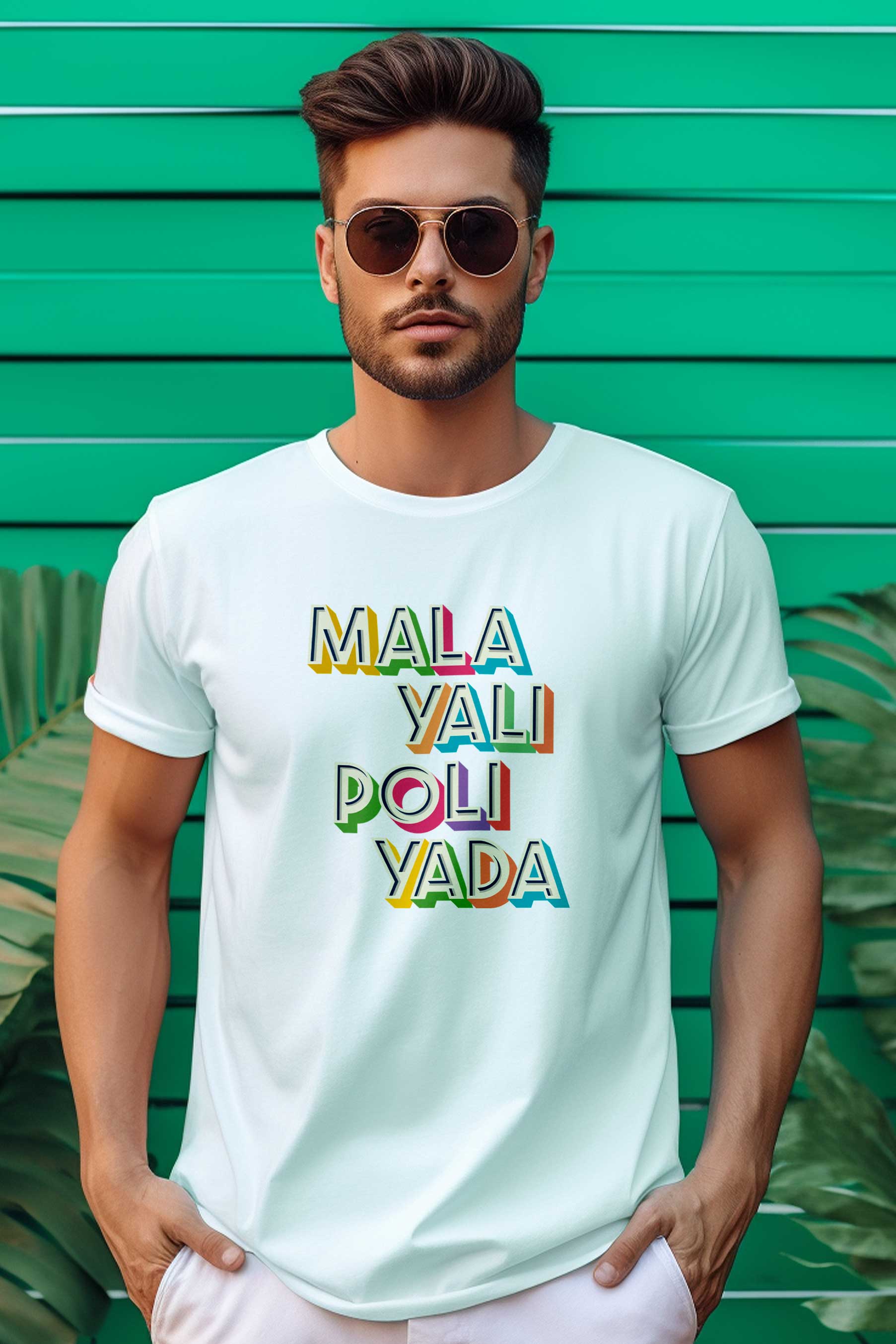 Malayali Poliyada | CARBON-COPY | Premium Smart-Fit | Unisex T-Shirt | White | T-Shirt