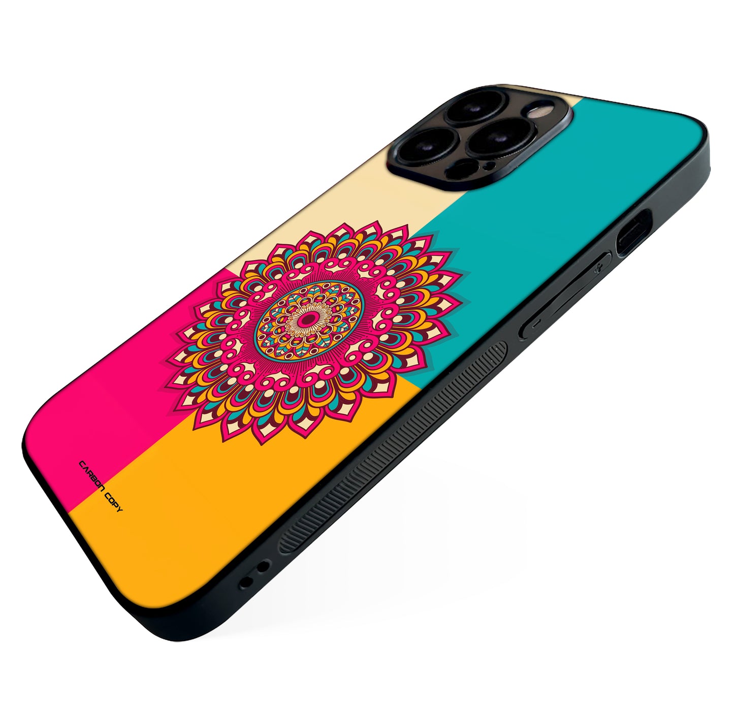 Colorful Mandala Pattern Phone Glass Case